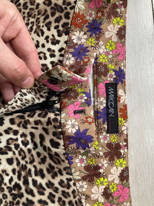 Marc Cain Animal Print leopard pants женски панталон панталони N4