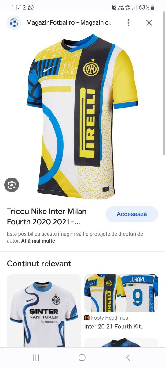 Tricouri Inter Milano de Colectie
