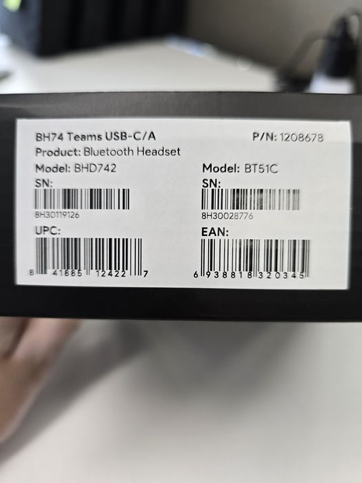 Casti Yealink BH74 Teams