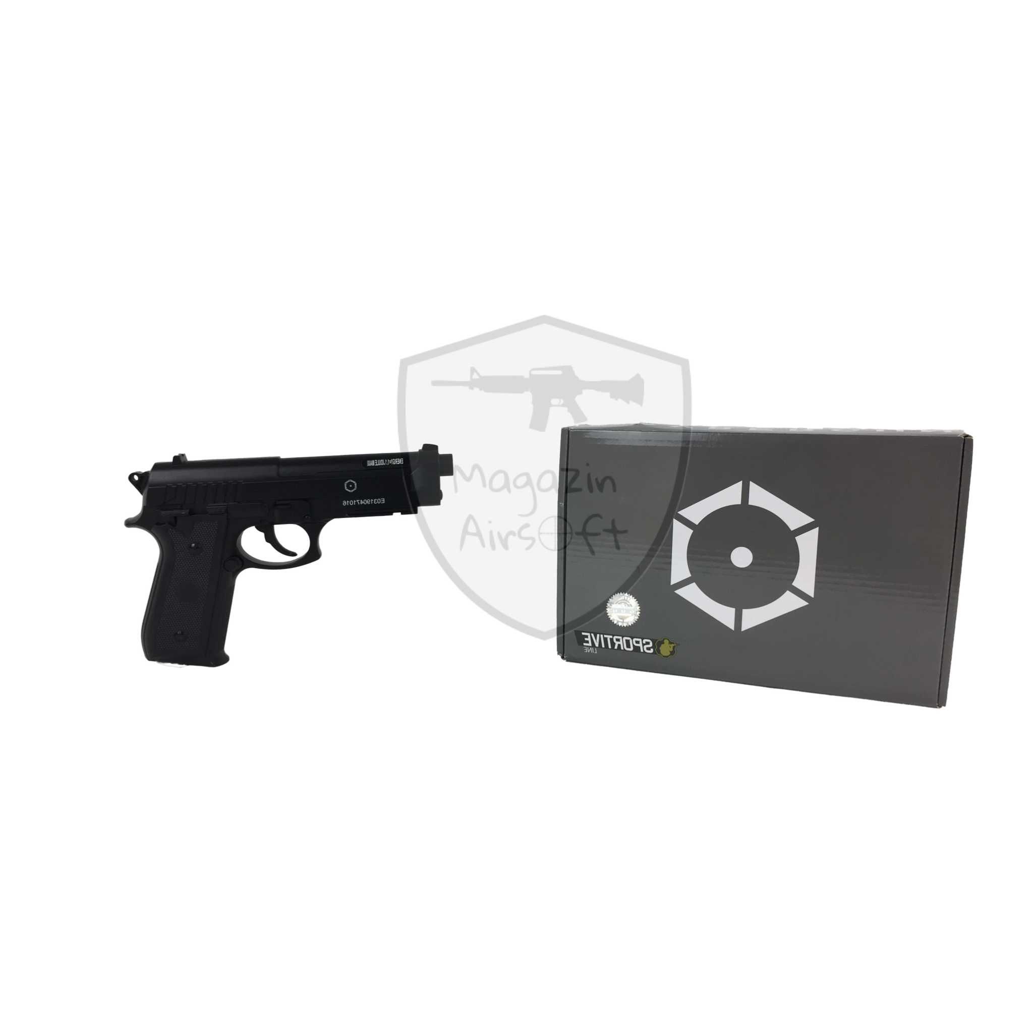 Pistol manual Airsoft, Colt 1911 HPA Metal Slide, Cybergun