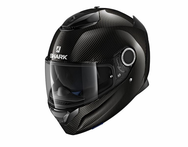 Casca full-face helmet SHARK SPARTAN CARBON SKIN colour black,