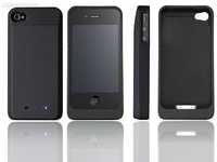 Baterie externa 1900mAh Rechargeable External Battery Case iPhone 4