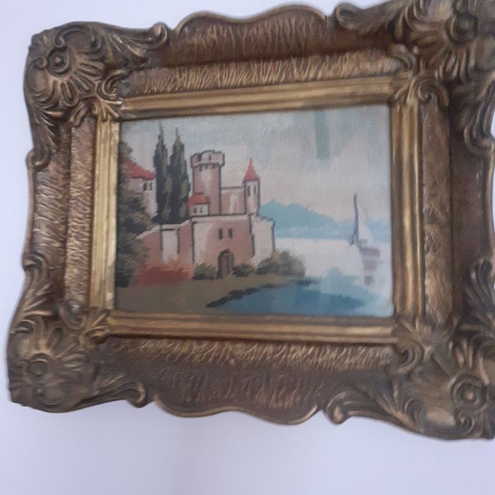 Tablou goblen și în ulei