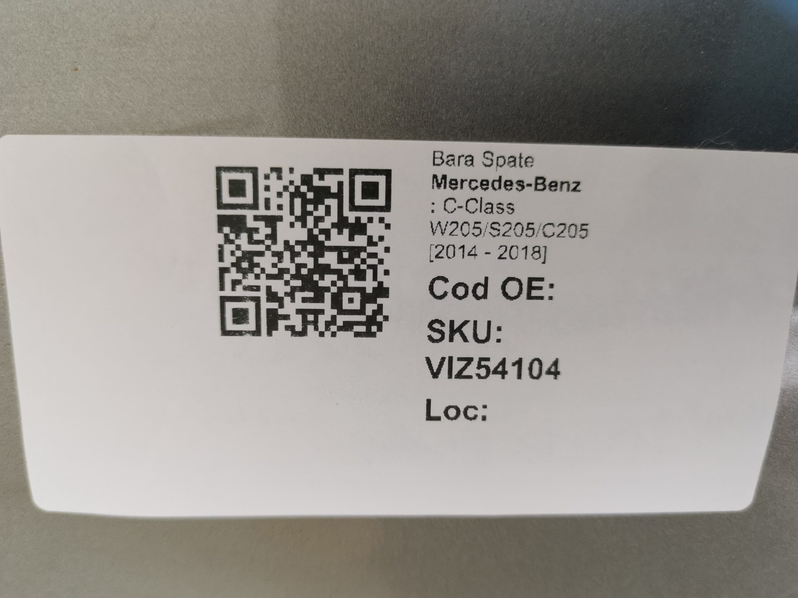 Задна броня Мерцедес-Бенц / Mercedes-Benz C-Class W205/S205/C205 Ориги