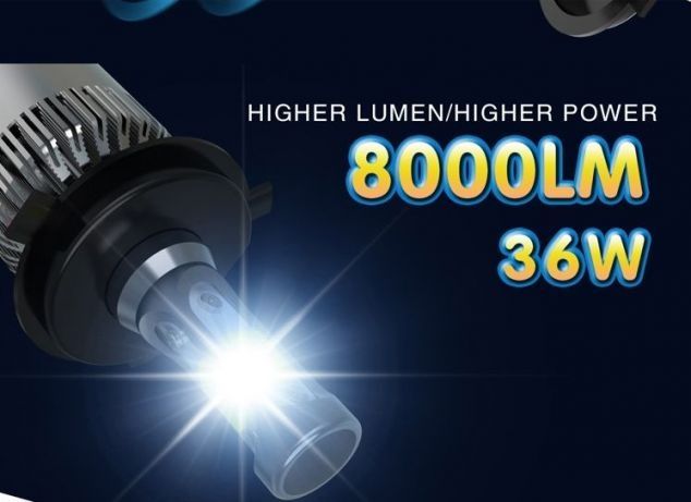 LED крушка за фарове Модел S2- H1, H3, H4, H7, HB3, HB4 лед крушки