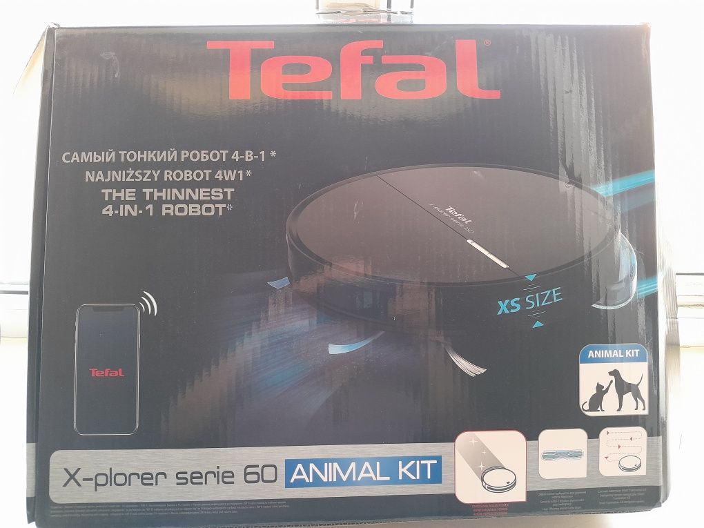 Новый робот пылесос Tefal