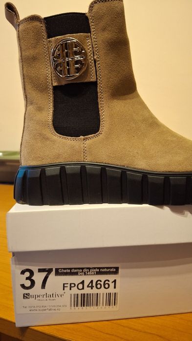 Ghete damă din piele naturala