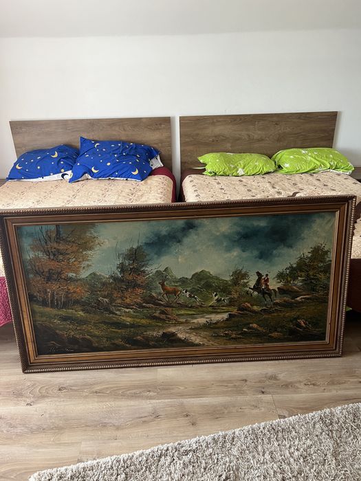 Vand tablou pe panza semnat