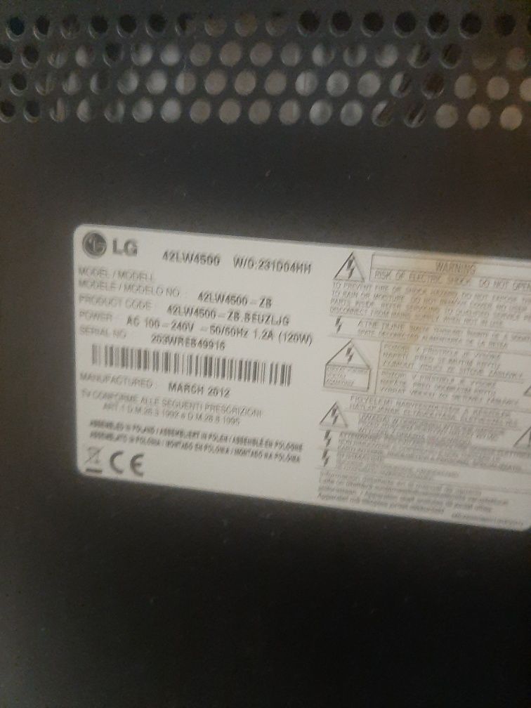 Телевизор LG 42LW4500 42 INCH/3D/LED