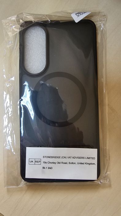 Husa magnetica MagSafe cu kickstand Galaxy S25 Edge