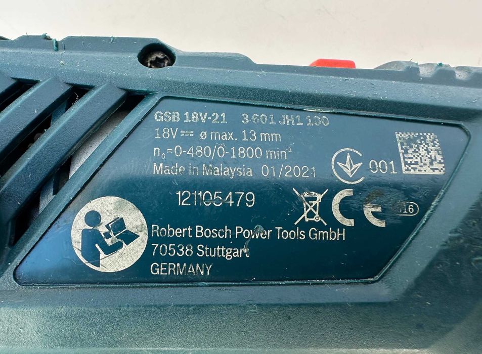 BOSCH GSB 18V-21 - Ударен акумулаторен винтоверт 18V