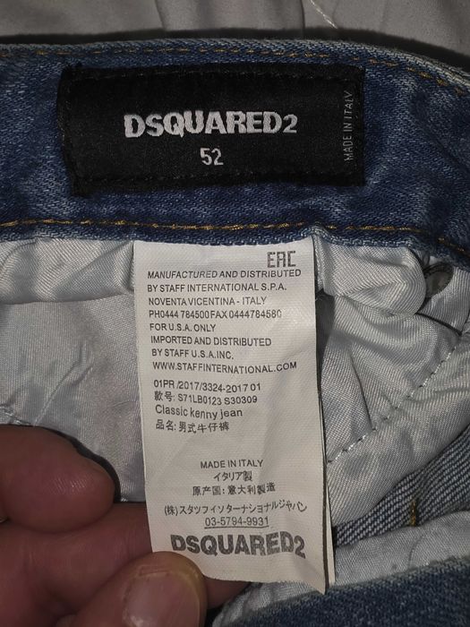 Нов Dsquared2 Classic Kenny Jeans Мъжки Дънки Ежедневни  Раз.L,36