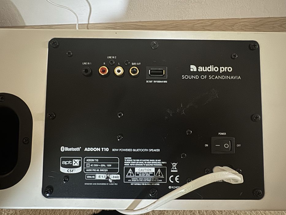 Audio pro addon t10 (probleme conexiune)