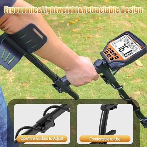 Нов OMMO Металотърсач за Възрастни с USB Зареждане и 6 Режима LCD