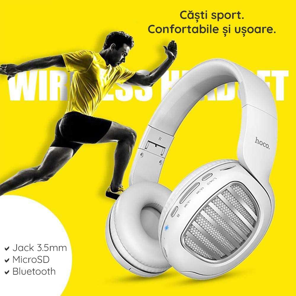 Безжични слушалки Hoco  Bluetooth, Hi-Fi аудио, микрофон , wireless