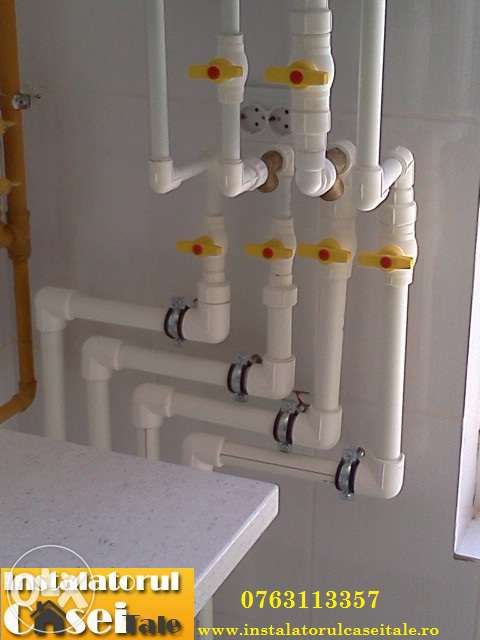 Instalator sanitare, termice, camera inspectie video tevi