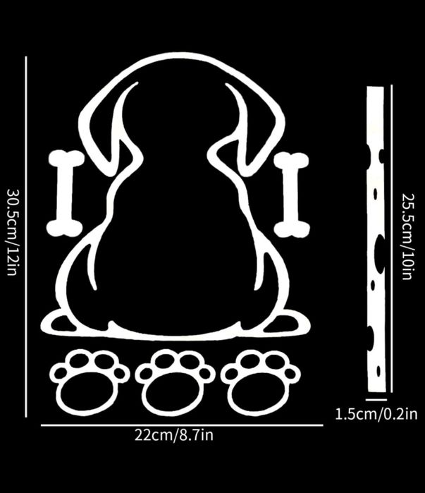 Autocolant pentru luneta autoturism