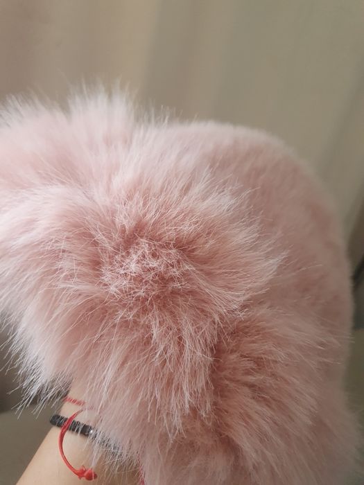 Căciulă dama roz pudra