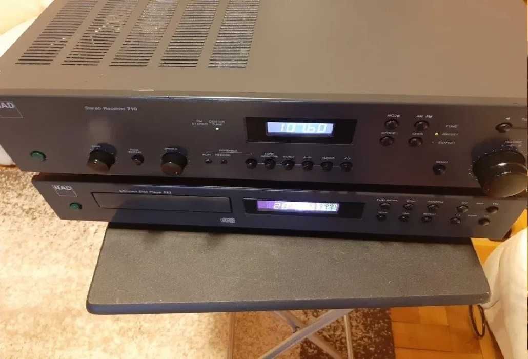 Nad 710 stereo receiver + Nad 522 compact disc player