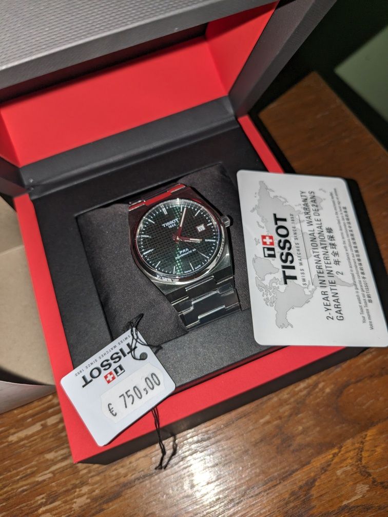 Tissot prx powermatic 80 green dial