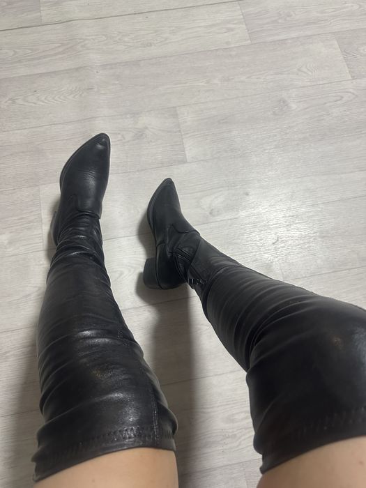 Ботфорты демисезон экокожа 38 размер