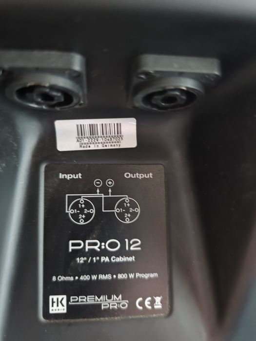 Boxe HK 400 W Rms