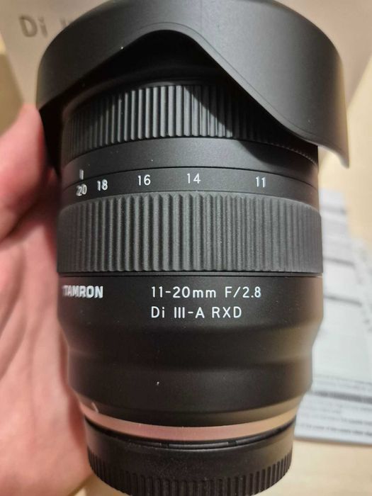 Tamron 11-20 mm, F/2,8 montura Fuji X, garanție aprilie 2027