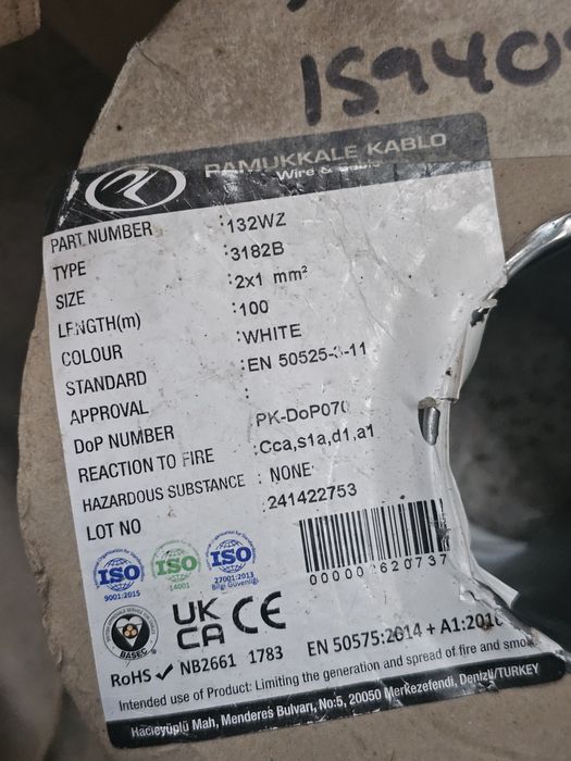 Cablu electric tip panglica cu cap plat si lițat