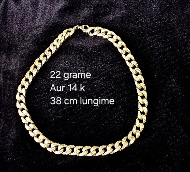 2 lanturi de aur 14k lant aur cuban