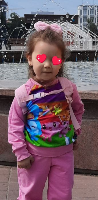 Костюм , футер хлопок, с Малышариками, с двух сторон.
Для крошек 2-4 г