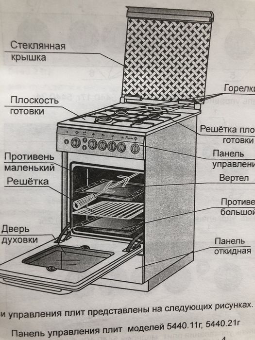 Газплита De luxe, пр-во Россия, новая