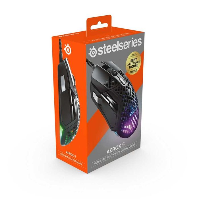 SteelSeries Aerox 5 Wireless Black mouse/мышка