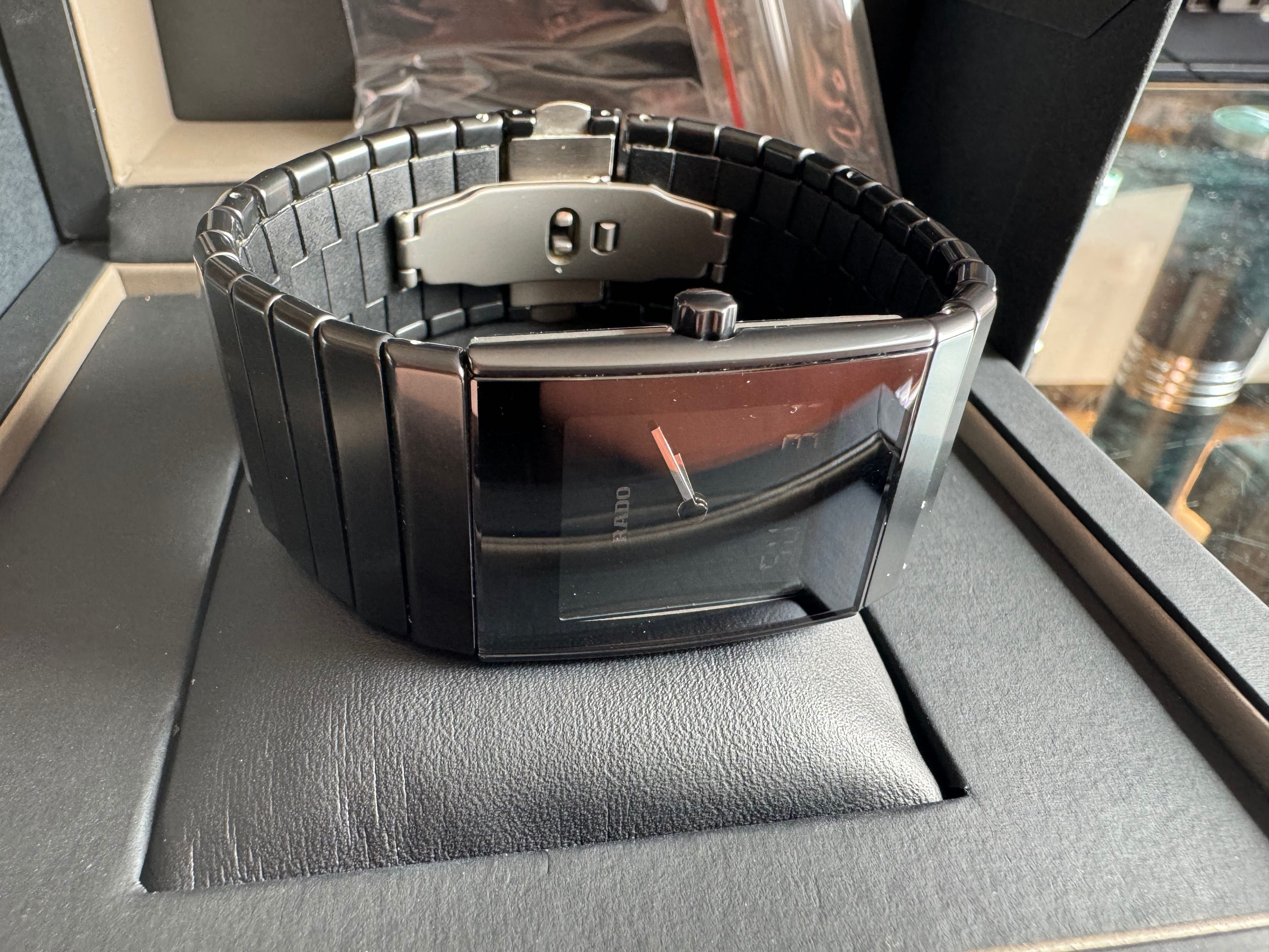 Rado Ceramica chronograph black mat 28mm