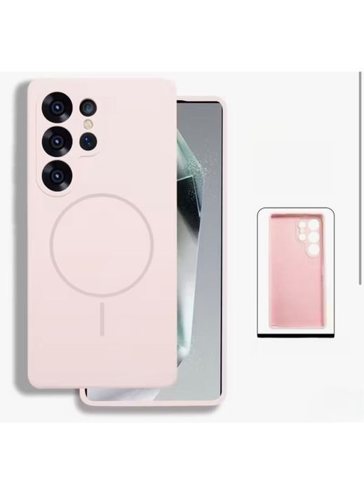 Samsung S24 S25 FE PLUS ULTRA Husa Magnetica Interior Alcantara