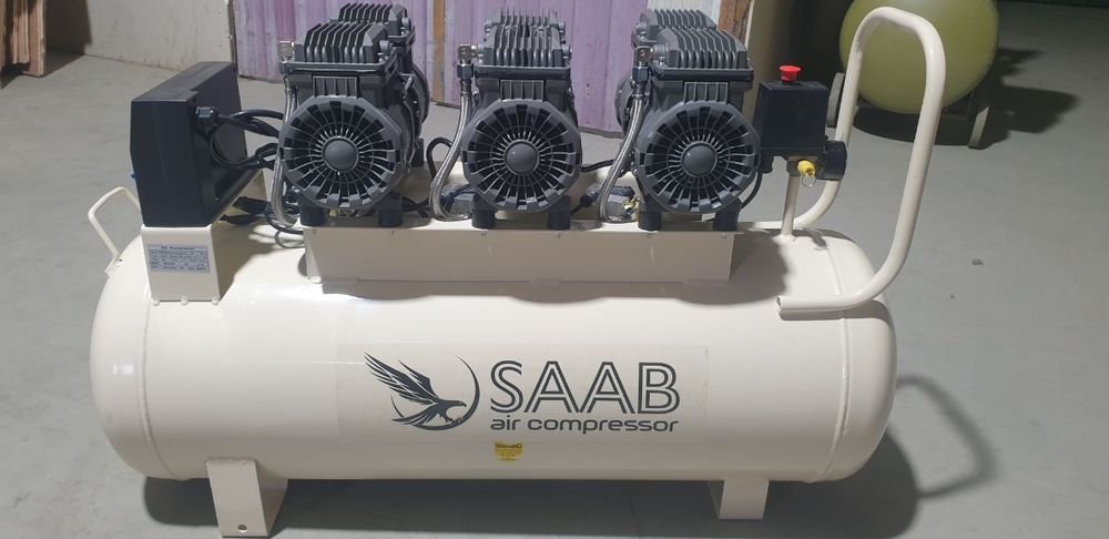Компрессор воздушный  безшумный saab kompressor  tovushsiz  50L 100L