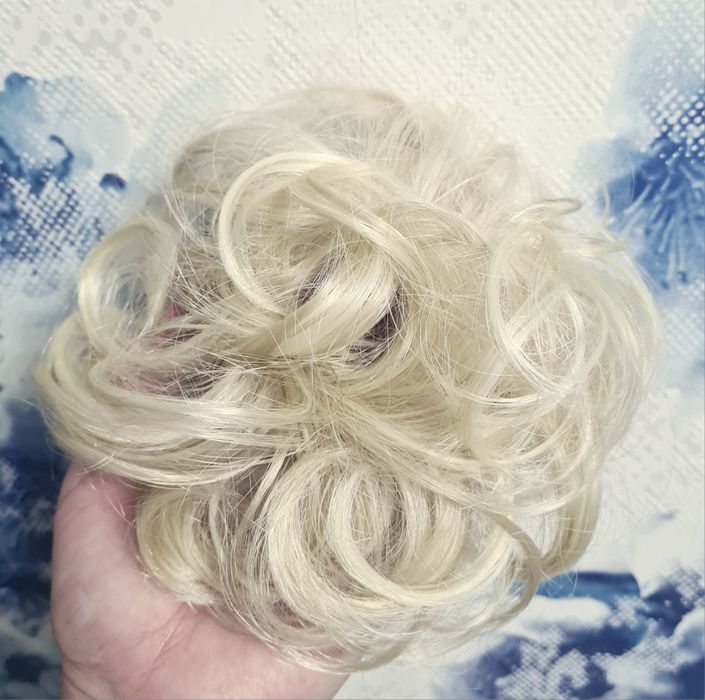 Шиньон-резинка из искуственных волос