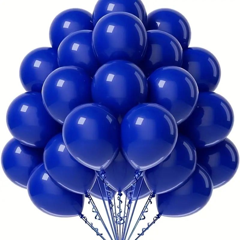 Baloane albastre 50 buc.