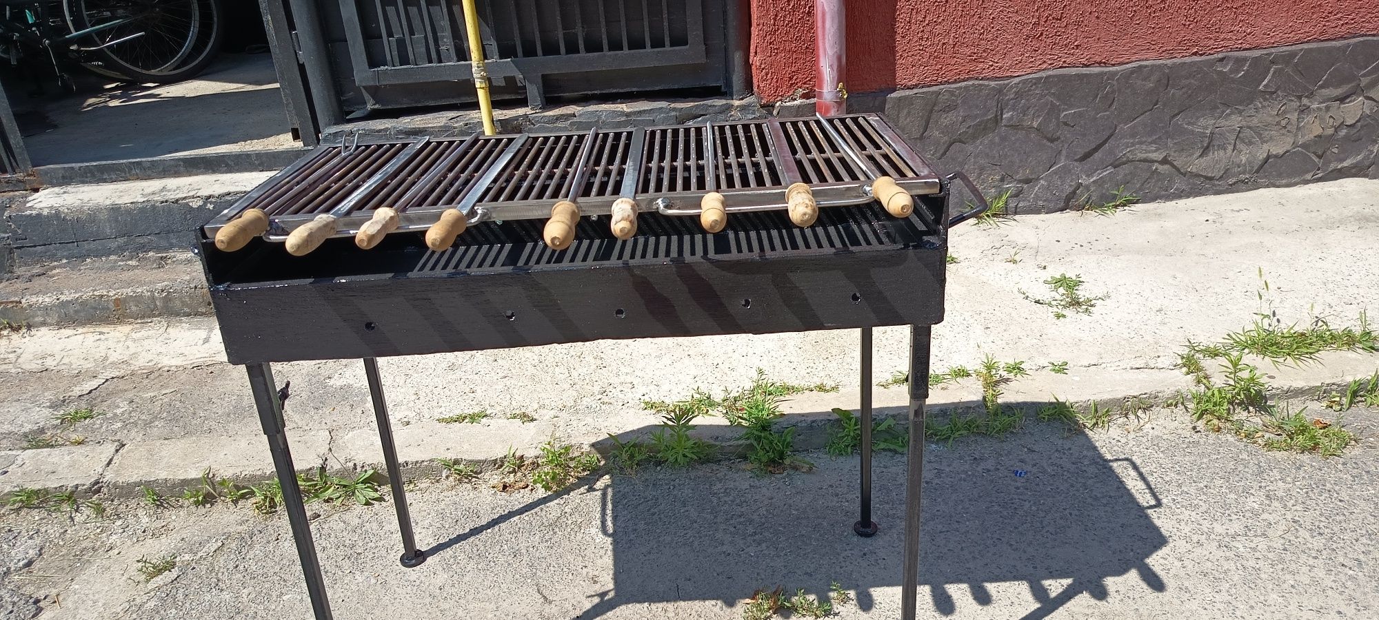 Grătar 1m+50cm cu 2 Niveluri