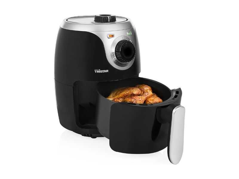 Компактен Еър фрайър 2L, Черен Tristar FR-6980 Crispy Mini