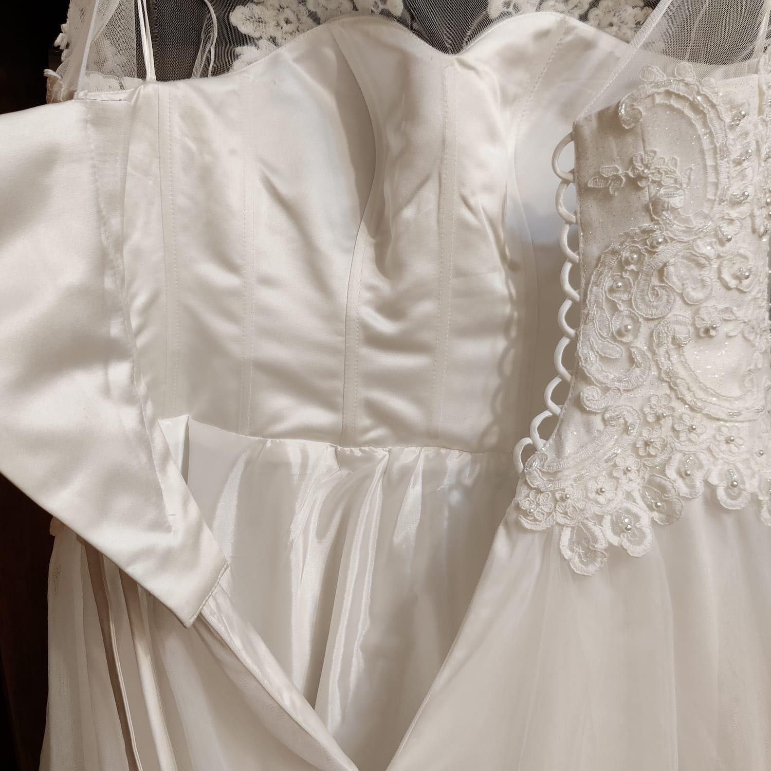 Rochie mireasa corset reglabil