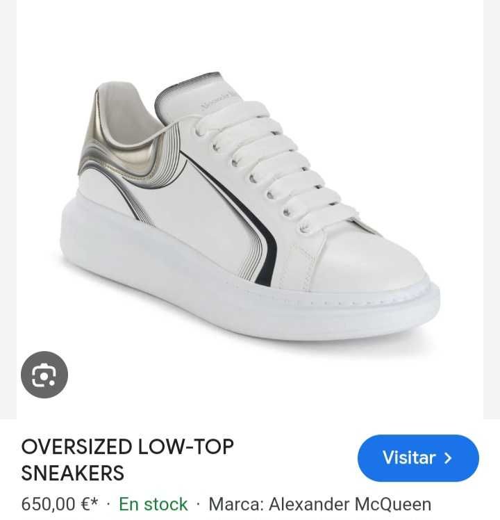 Adidasi Alexander McQueen nr 42 noi