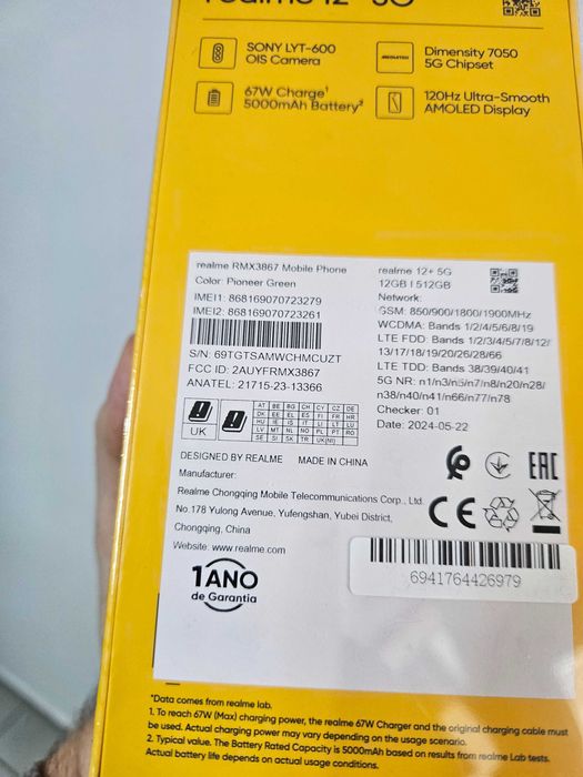 Realme 12 plus 512 gb sigilat la cutie.