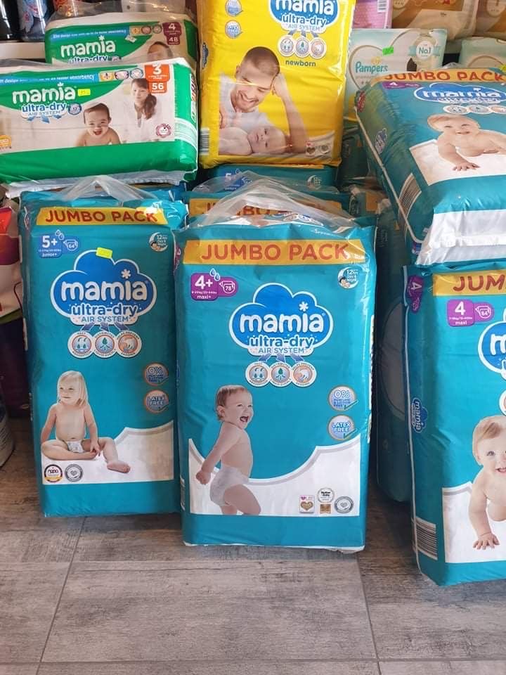 Памперси Pampers на едро и дребно.Всички размери налични