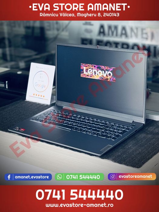 Laptop 15.6” LENOVO Ideapad Slim 3 AMD Ryzen 5 512GB 16GB RAM Win 11
