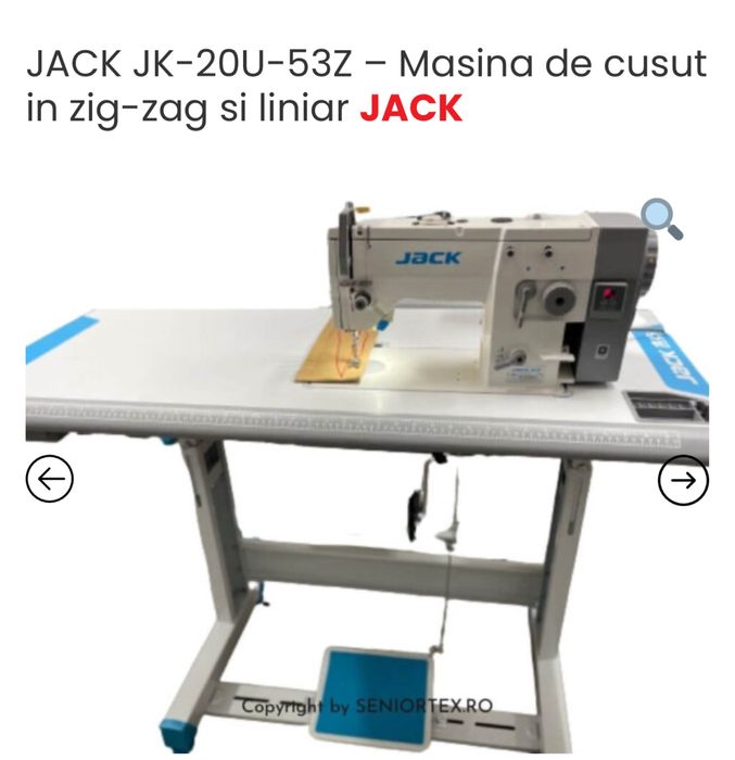 Masina cusut Zjg Zag - JACK, JK-20U-53Z