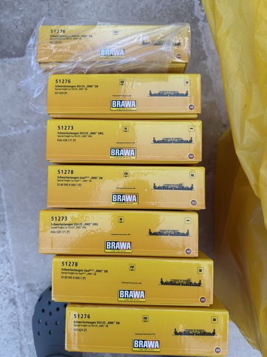 Vagon trenulet BRAWA ,stare noua ! 2 modele !