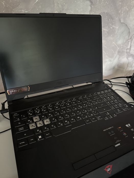 Обменяю игровой ноутбук TUF Gaming asus F15