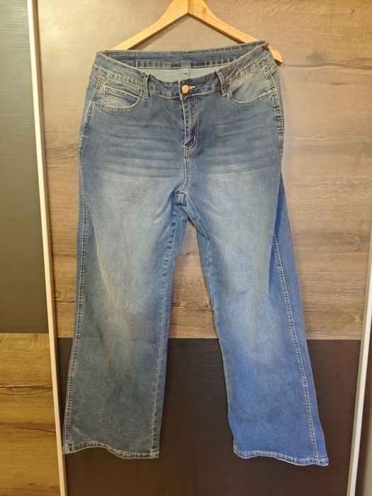 Дамски дънки - Wide Leg / High Waist XXL