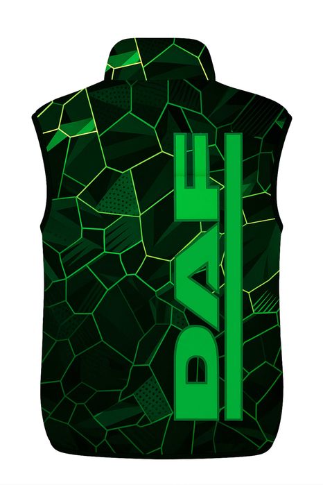 Мъжки елек ДАФ / DAF сюблимация размери от L до 5XL