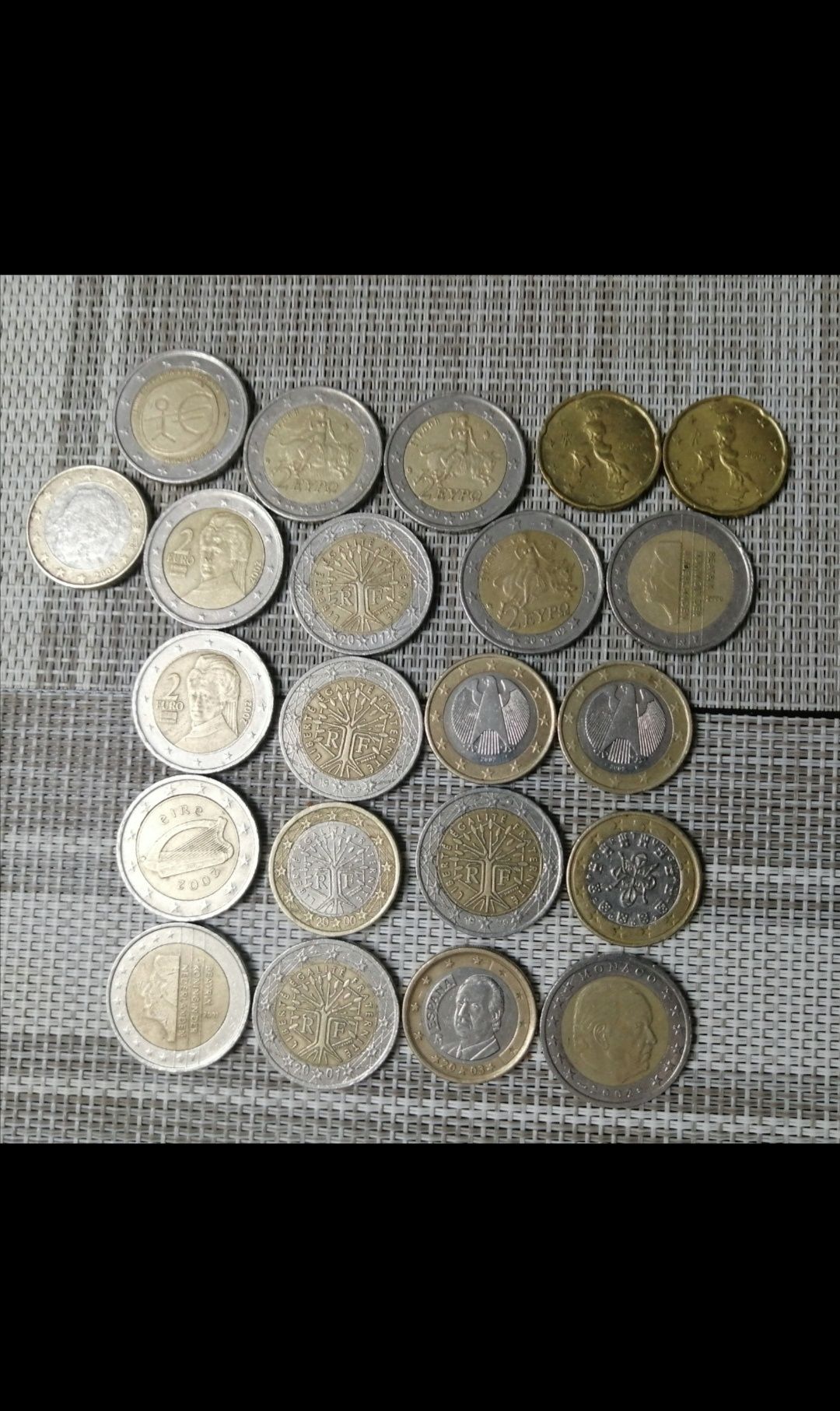 Monede Rare Monaco 2002 Tot Lotul